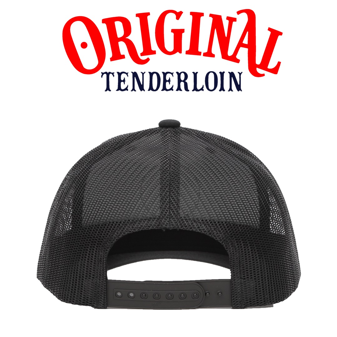 TENDERLOIN FLEXFIT Classic Trucker VISOR MESH CAP BLACK
