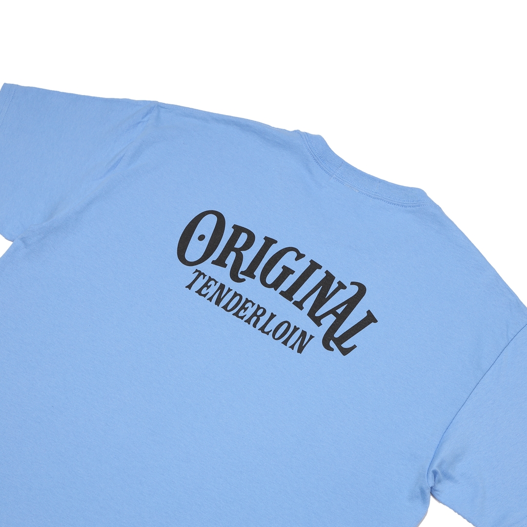 TENDERLOIN ZigZag Tシャツ Lサイズ TENDERLOIN ZIGZAG T-SHIRTS 6.0oz PREMIUM COTTON 100% SAX | T