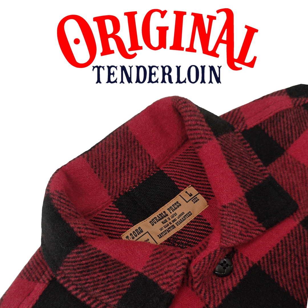TENDERLOIN T-BUFFALO JACKET 新品未使用 TENDERLOIN (テンダーロイン) バッファローチェック ウール