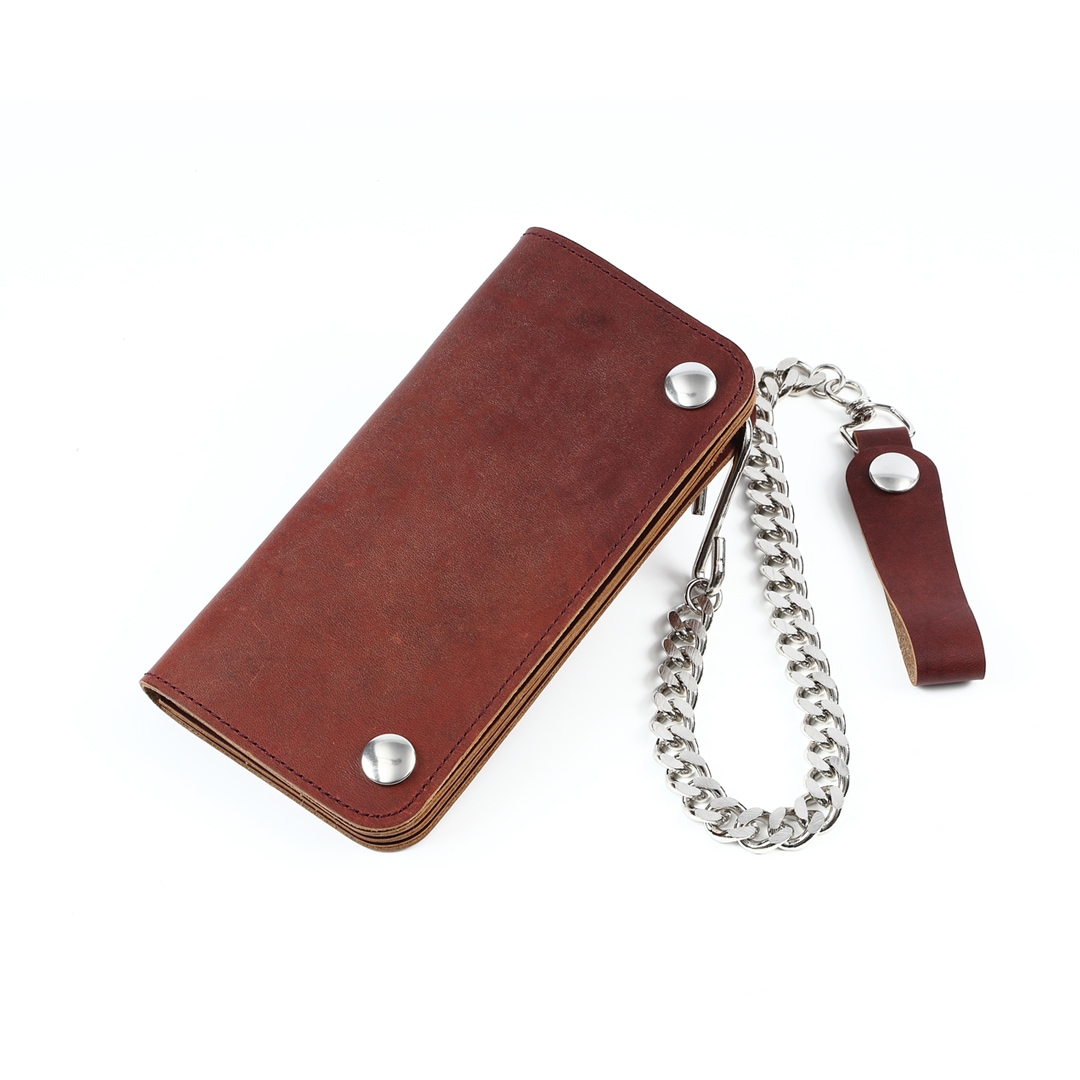 TENDERLOIN TRUCKER WALLET LONG BURGUNDY
