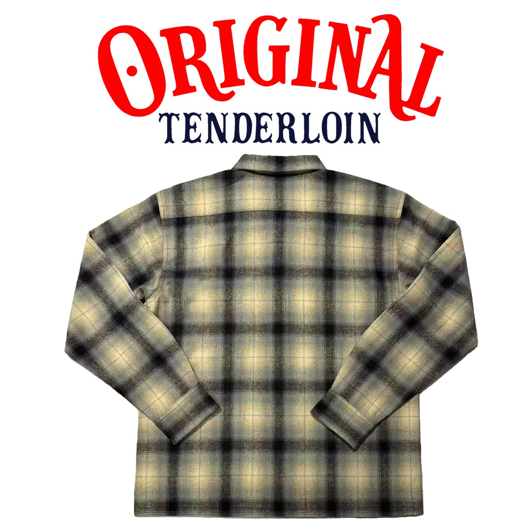 即納】TENDERLOIN OMBRE CHECK SHIRTS BEIGE | SHIRT | TENDERLOIN