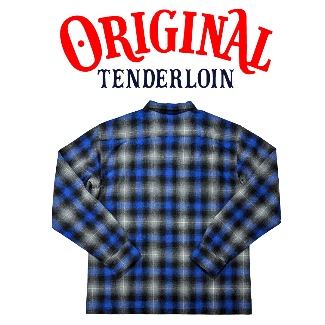 即納】TENDERLOIN OMBRE CHECK SHIRTS BLUE | SHIRT | TENDERLOIN