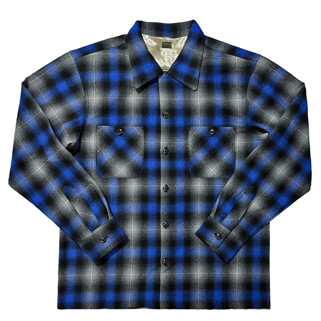 12月初旬納品】TENDERLOIN OMBRE CHECK SHIRTS BLUE | SHIRT