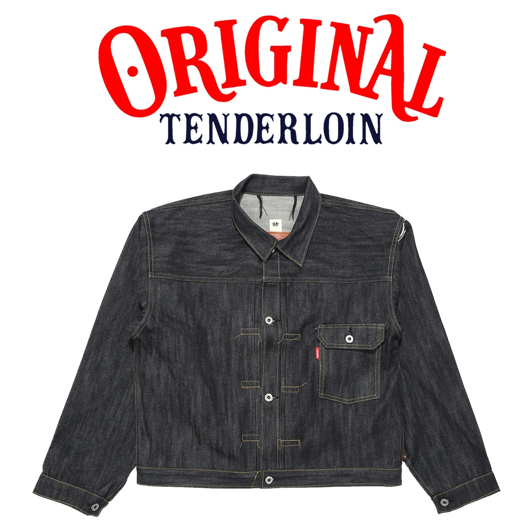 TENDERLOIN Denim JACKET 1943 1943E 1943EE / INDIGO/Rigid #015 46