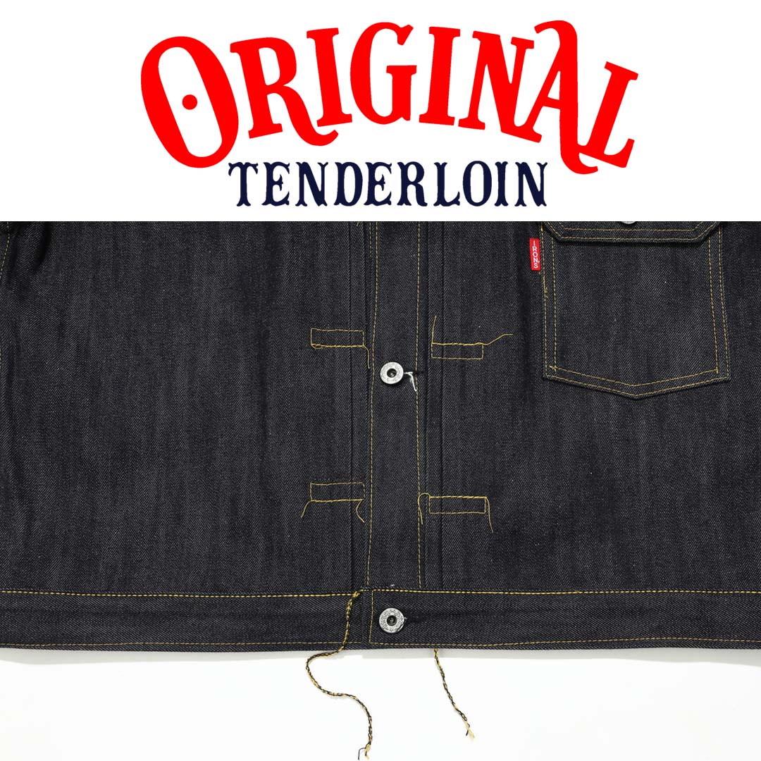 TENDERLOIN Denim JACKET 1943 1943E 1943EE / INDIGO/Rigid #015 46 48 50
