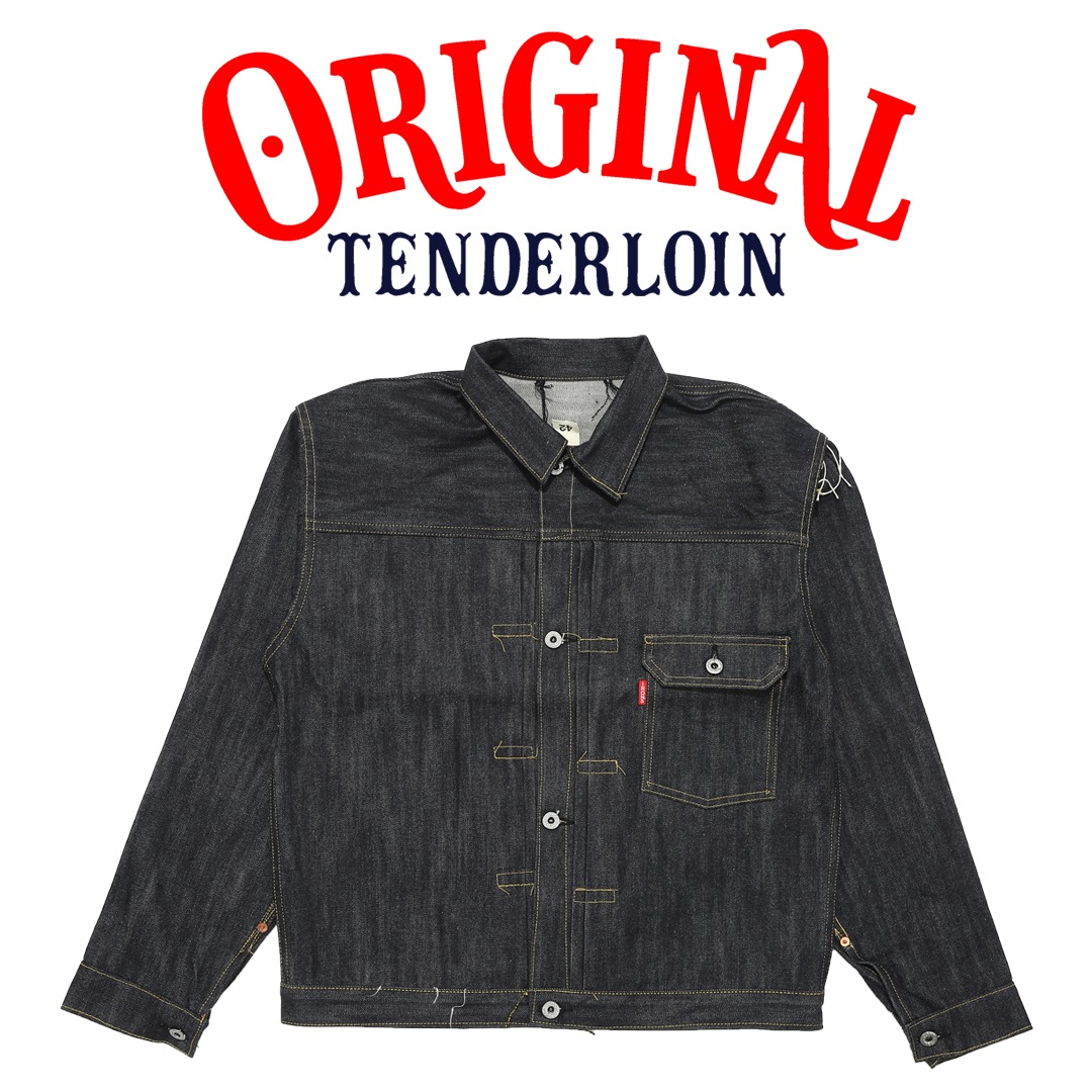 TENDERLOIN Denim JACKET 1943 1943E 1943EE / INDIGO/Rigid #015 38