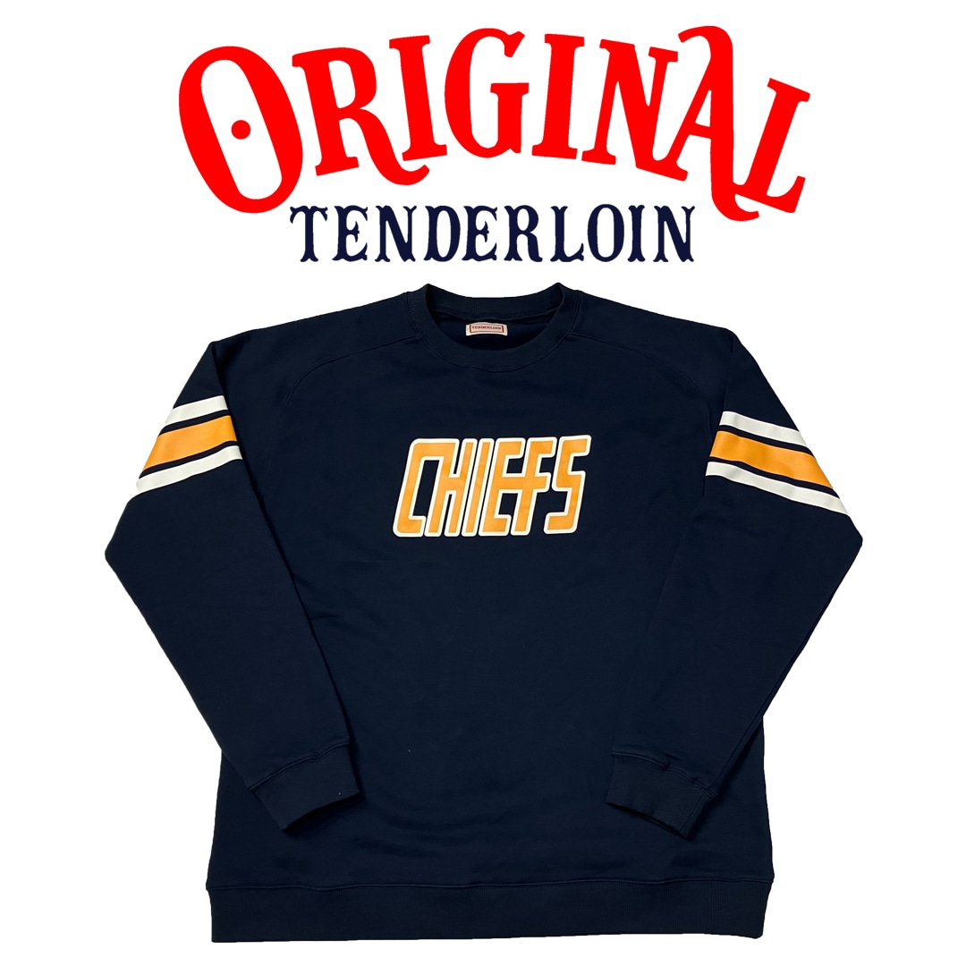 1月中旬納品予定】TENDERLOIN CHIEFS SWEATSHIRTS NAVY | SWEATSHIRT