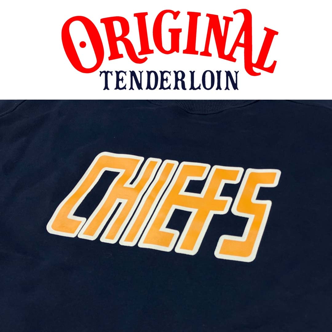 1月中旬納品予定】TENDERLOIN CHIEFS SWEATSHIRTS NAVY | SWEATSHIRT