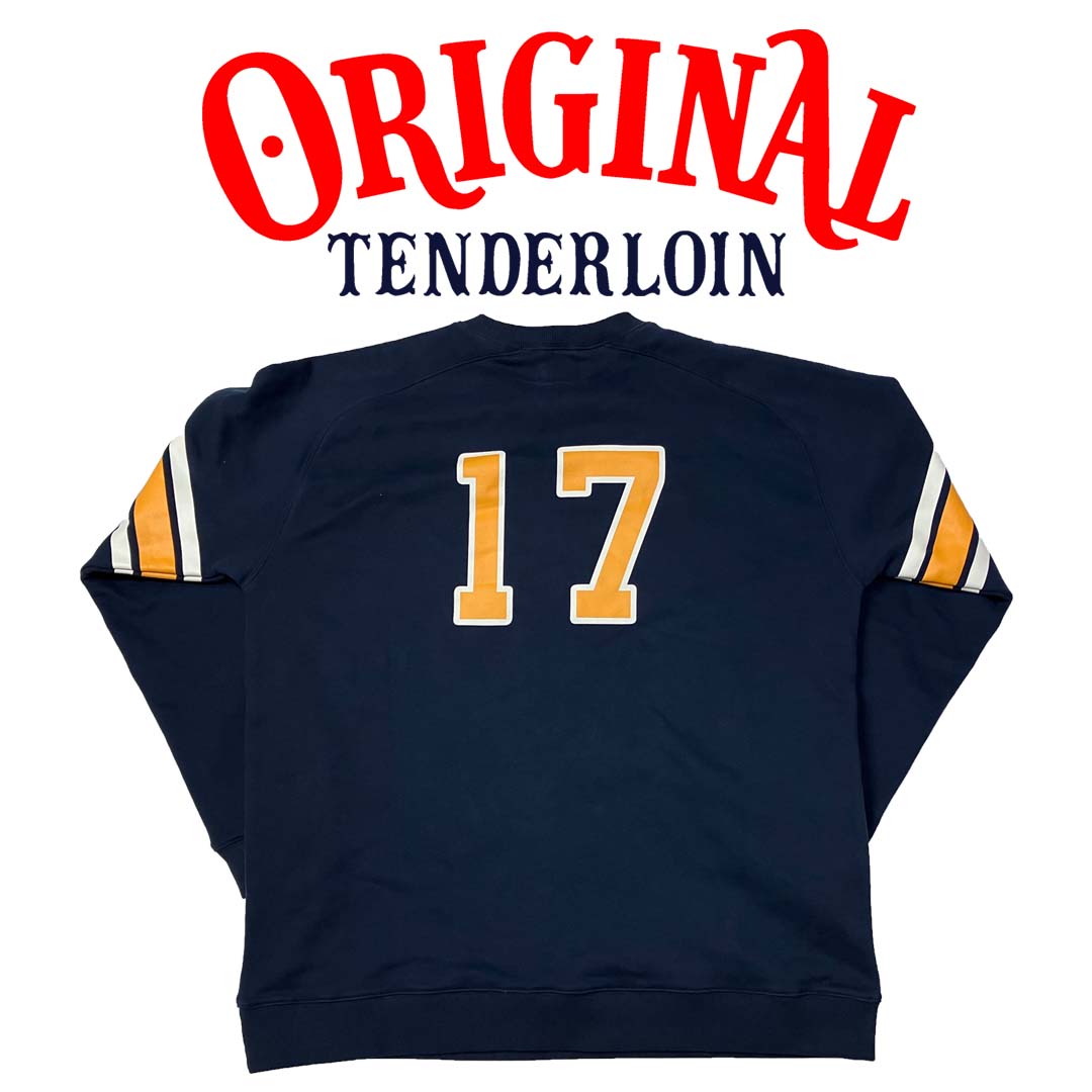 1月中旬納品予定】TENDERLOIN CHIEFS SWEATSHIRTS NAVY | SWEATSHIRT