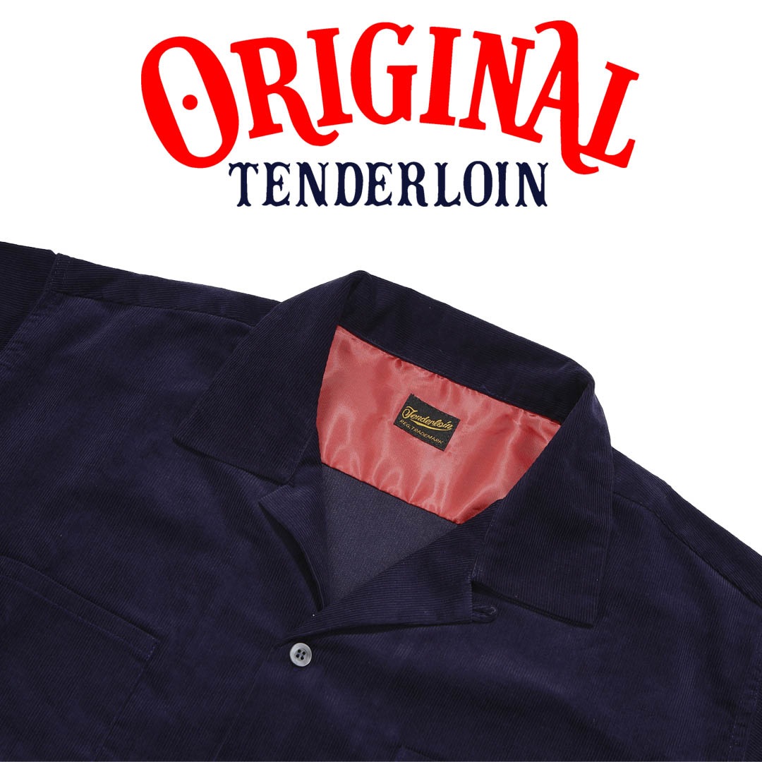 TENDERLOIN CORDUROY SHIRTS DARK NAVY | SHIRT | TENDERLOIN