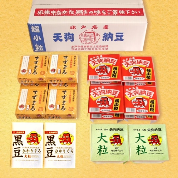 パック納豆粒くらべ ｜ 創業100余年 老舗の味「水戸元祖 天狗