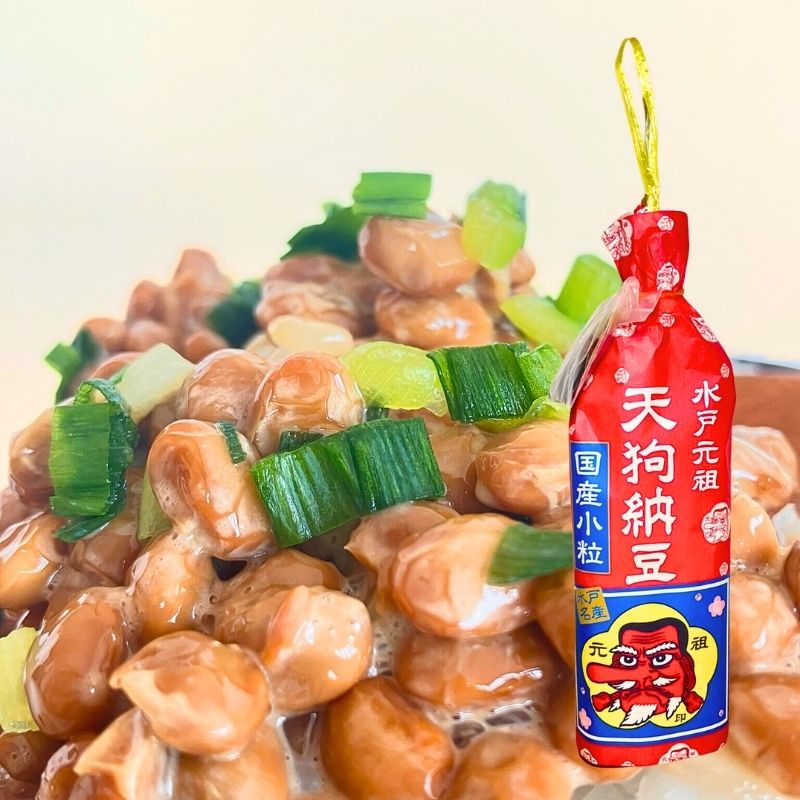 天保通宝の藁差し✨50枚 国産小粒 2本束 わら納豆 藁苞納豆（わらづと納豆） ｜ 創業100余年