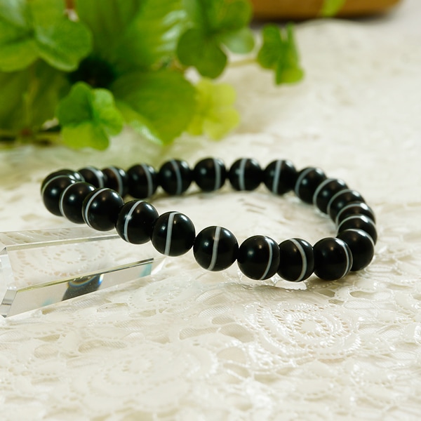 一線薬師天珠メノウ