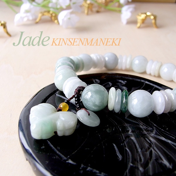 【ももうめ大福Ψ⛄️Ψ出品】天然ミャンマー産本翡翠ブレスレット 16cm 天然ミャンマー産本翡翠ブレスレット 16cm ももうめ大福Ψ⛄️Ψ