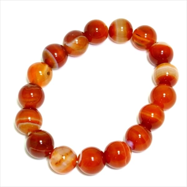8月の誕生石★サードニクス(虹瑪瑙)(12mm)ブレスレット