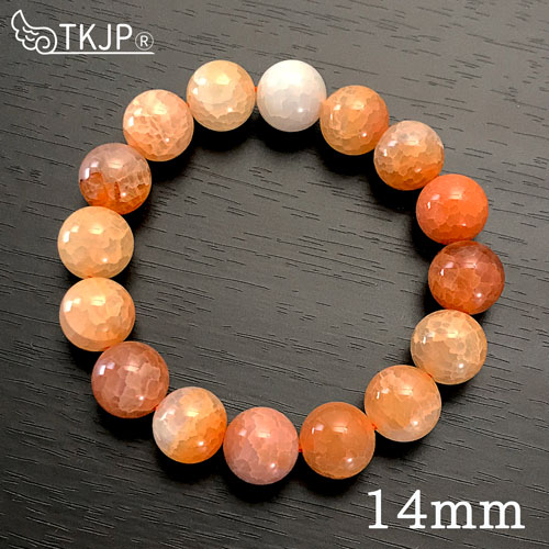 龍紋石(ドラゴンアゲート)(14mm)ブレスレット