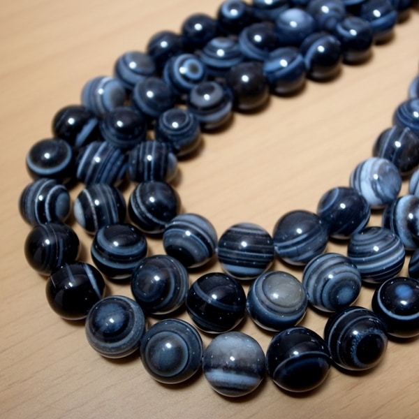 チベットの秘宝◆高品質天眼石丸珠 一連 （φ8mm-20mm） 連売り 素材 パーツ 丸玉