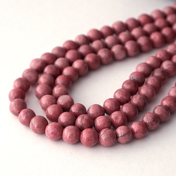 激安 ロードナイト6-8mm 一連 （中国産) 連売り 素材 パーツ 丸玉