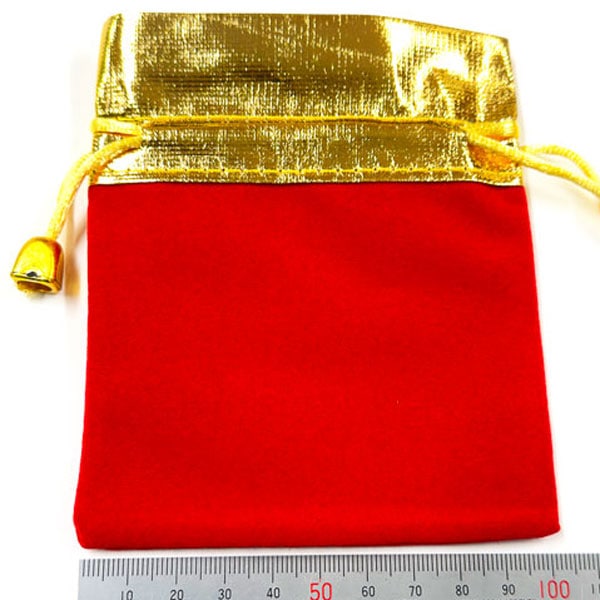 四角 ベロアポーチ（巾着袋・ブレスレット専用ポーチ・バッグ） 