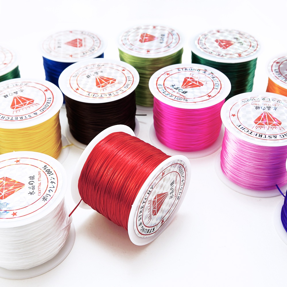 針付き♪天然石 ブレスレット専用ポリウレタンゴム糸 （ネコポス便不可・宅配便配送のみ）