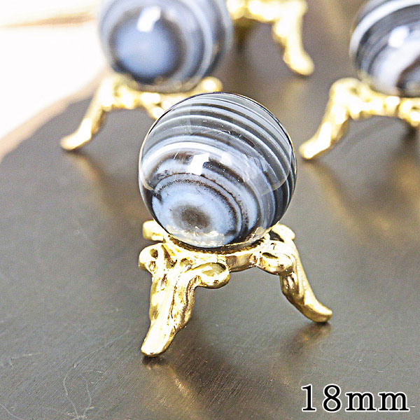 □チベット伝来の護符□ 天眼石 アイ・アゲート φ14mm-φ20mm 置き玉