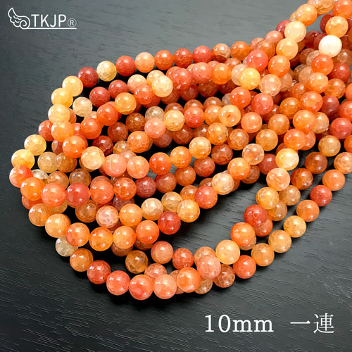 龍紋石(ドラゴンアゲート) 一連 （φ8-14mm） 連売り 素材 パーツ 丸玉