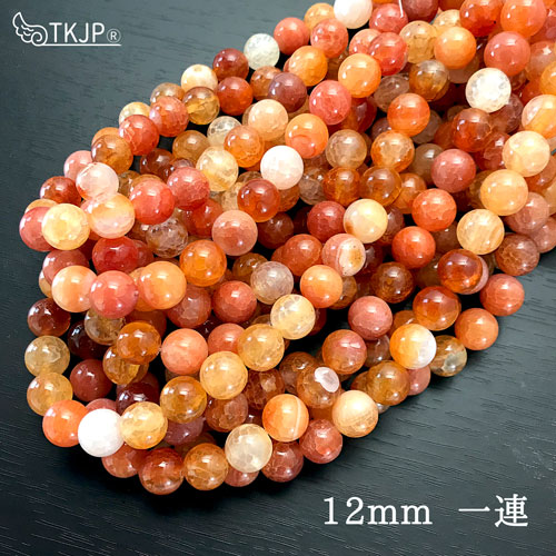 龍紋石(ドラゴンアゲート) 一連 （φ8-14mm） 連売り 素材 パーツ 丸玉