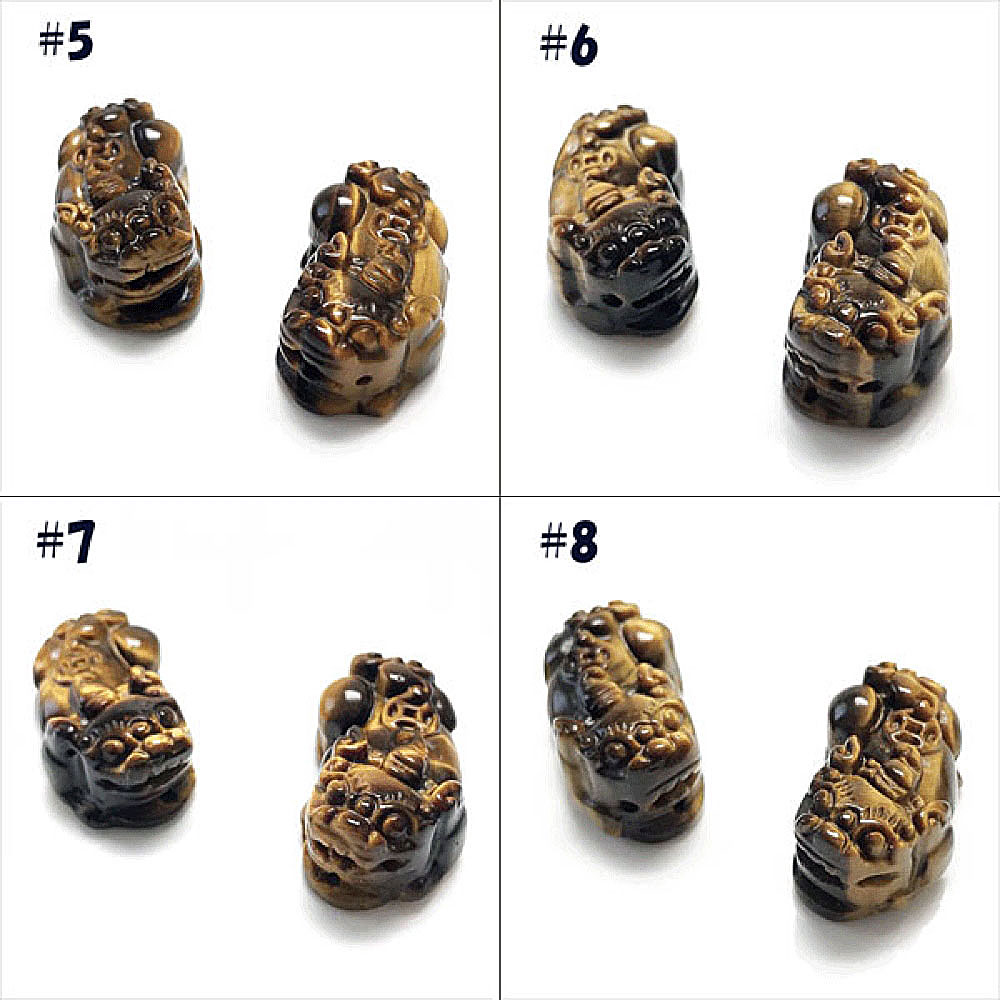 ちび貔貅 【ヒキュウ】〜置物雌雄ペアセット(小サイズ