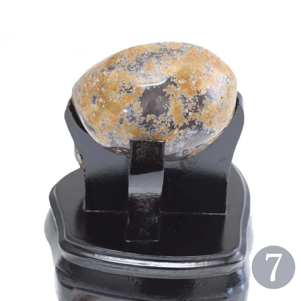 トレジャーメノウ メノウ ブラジル産 treasure agate 台付き 一点物 【重量約800g~1400g】原石 インテリアストーン 置物 置き物 聚宝盆 瑪瑙 原石 飾り物 クラスター メノウ