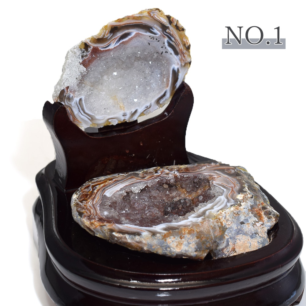 1点物 トレジャーメノウ ブラジル産 天然石 メノウ (瑪瑙) 水晶  ジオード メノウ アゲート 原石 【重量約500g～700g】 インテリアストーン 置物 原石 クラスター