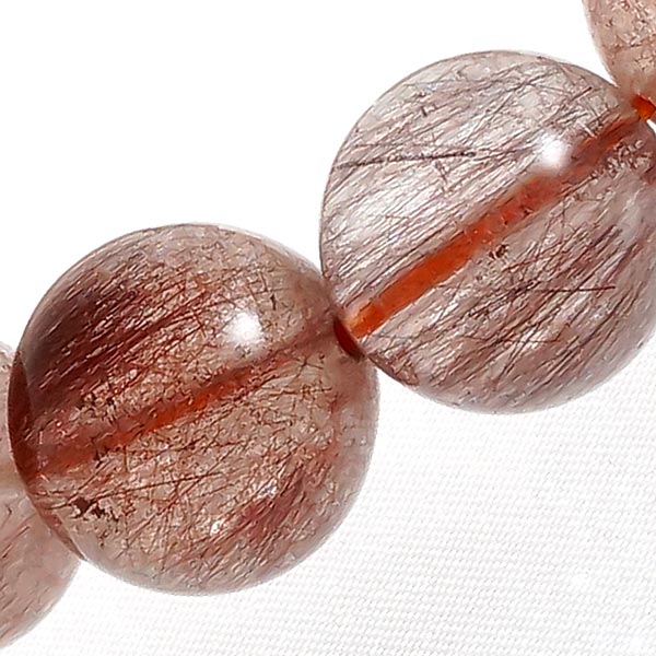 極上SA 赤針水晶 レッドルチルクォーツ 14mm大玉ブレスレット 財運 健康運 レッドルチルクォーツ(14mm)ブレスレット | 天然石一覧,天然石から探す