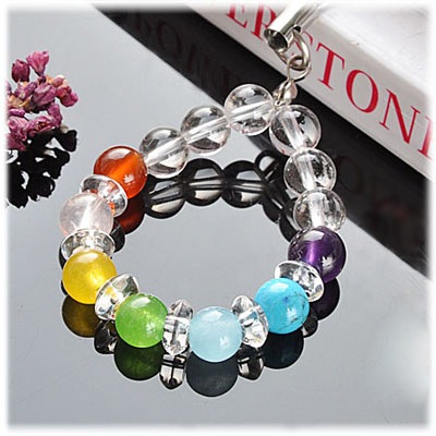 厄除け ラッキーセブン ストラップ パワーストーン 天然石