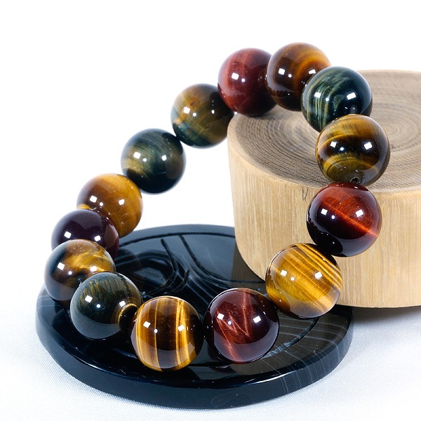 カラフルタイガーアイ(16mm)ブレスレット | 天然石一覧,天然石から探す