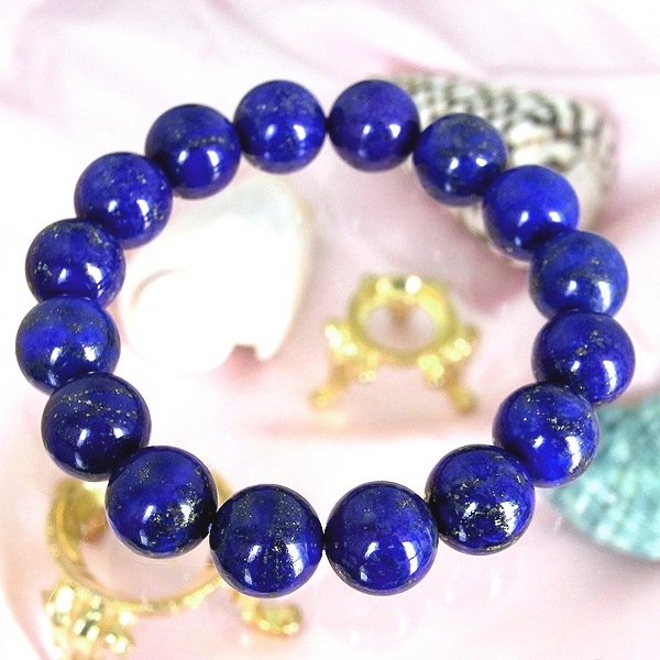 【最終値下げ】ラピスラズリ天然石　12月で出品止め 12月の誕生石☆3A級ラピスラズリ(12mm)ブレスレット | 天然石一覧