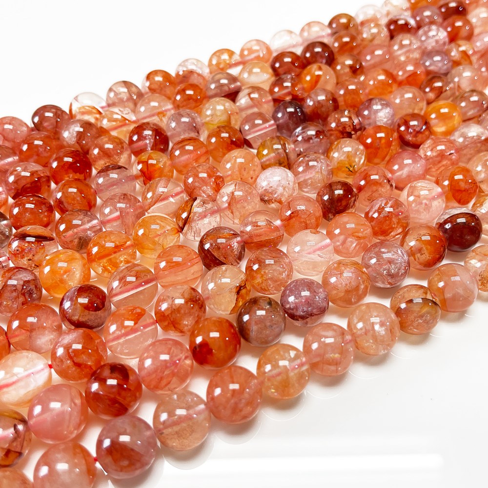 マルチインクルージョンクリスタル（レッドガーデン水晶、レッド