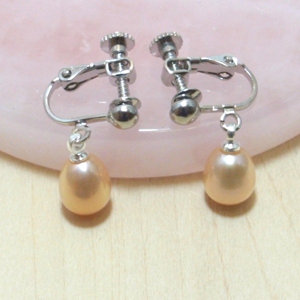 6月誕生石 真珠 イヤリング 天然石 パワーストーン