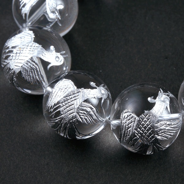 ★注目！天然石彫刻鳳凰♪