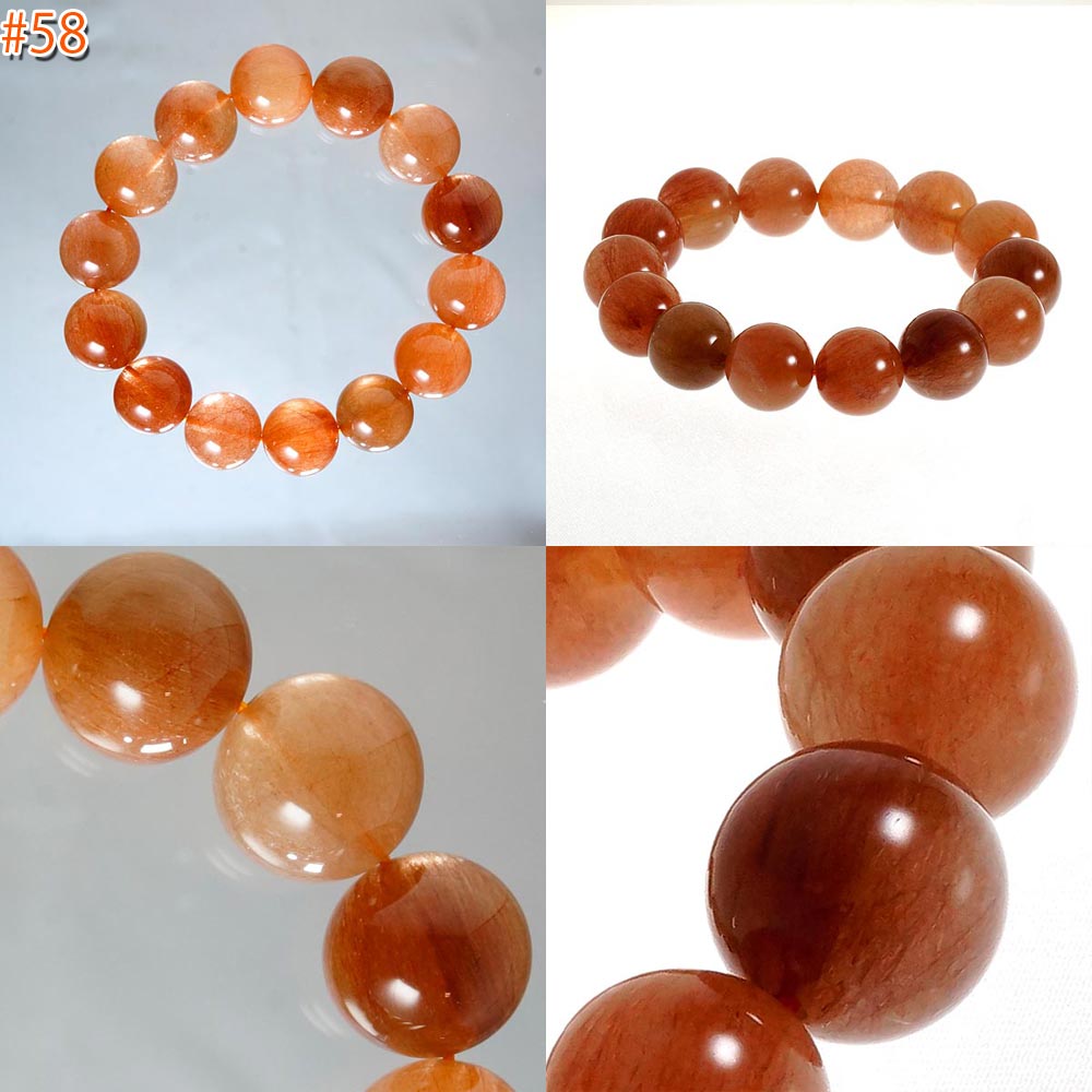 レッドルチルクォーツ(14mm)ブレスレット | 天然石一覧,天然石から探す