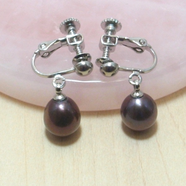 6月誕生石 真珠 イヤリング 天然石 パワーストーン