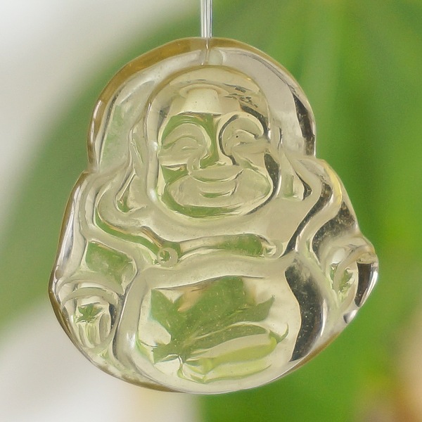 限定SALE，新作登場 レモンクォーツ観音菩薩一流彫刻ペンダント