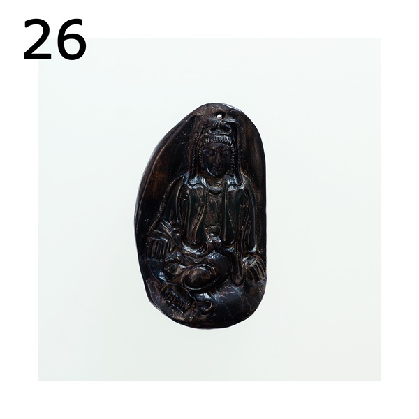 最高の香木☆沈香(じんこう) アロマ 水沈香 手彫り＜観音様