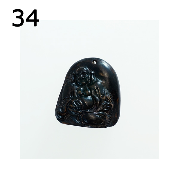 最高品質 天然沈香 彫物 観音細工 約19.8g ネックレストップ 香木 最高の香木☆沈香(じんこう) アロマ 土沈香 【彫り模様