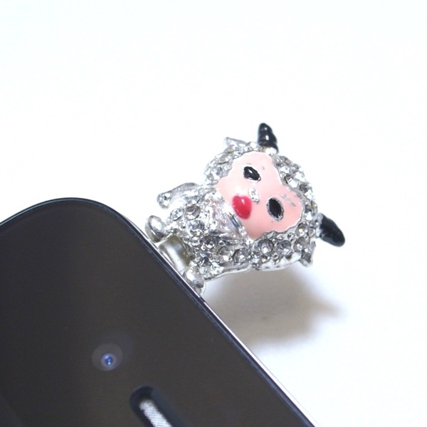 売りつくし！スマートフォンピアス（スマピ）ヒツジ5点家族セット