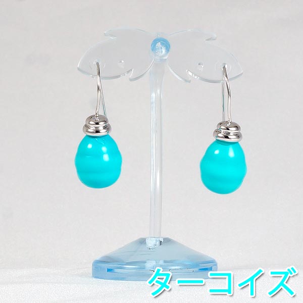 ＜ドロップ＞貝パールピアス