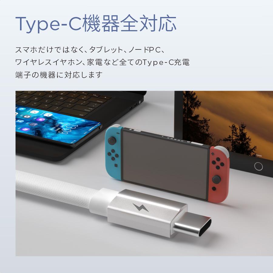 OiXi Type-C ケーブル【2本セット PD3.0対応】USBケーブル  0.15m/1.5m 5A/80W 急速充電 高速データ転送