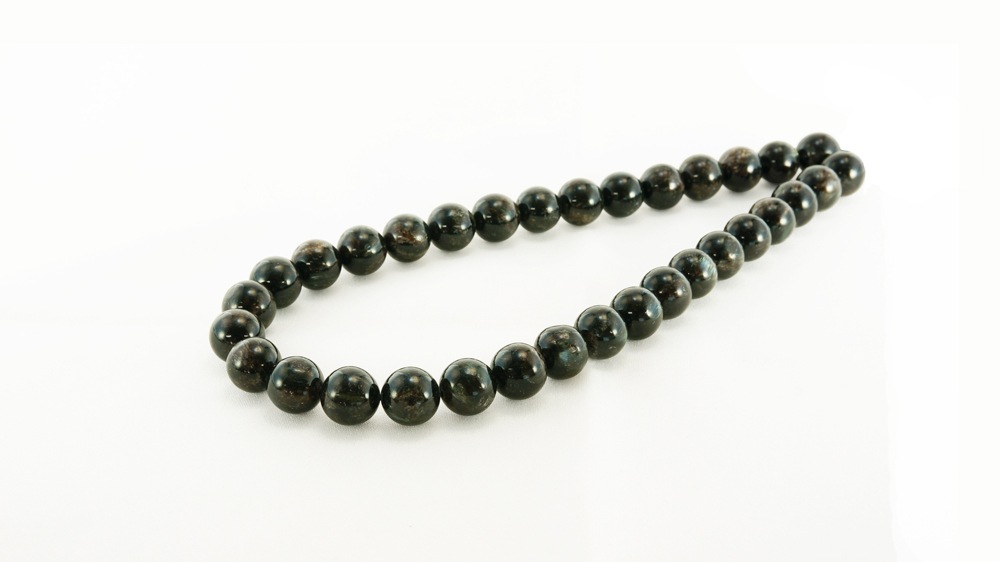 ブラックドラゴンクォーツ （黒龍晶） 12mm 一連 天然石