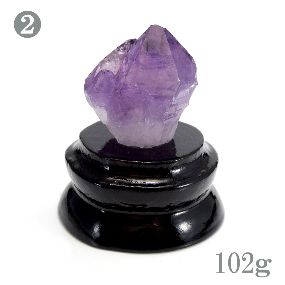 【1点もの】 ウルグアイ産 アメジスト 原石 小さめ 約90g ～ 180g 約 7cm クラスター 置物 インテリアストーン ポリッシュ 鉱物 紫水晶 置き物 天然石