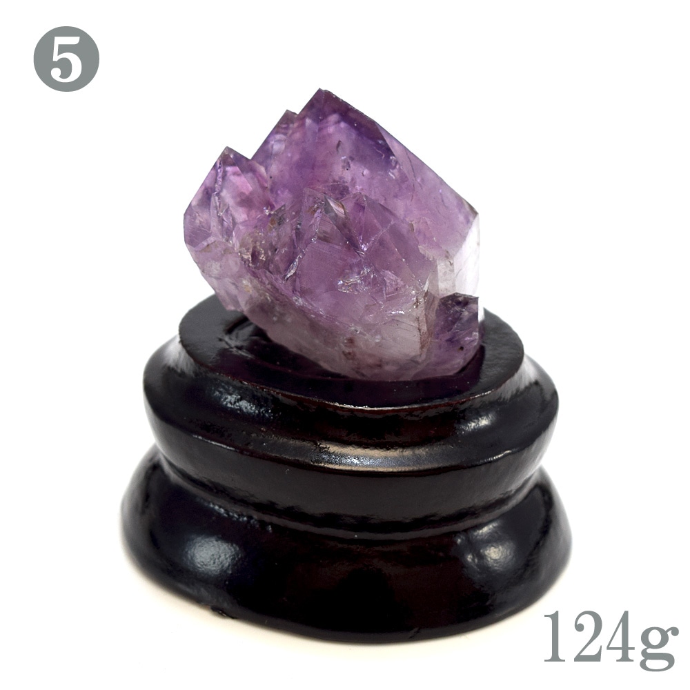 【1点もの】 ウルグアイ産 アメジスト 原石 小さめ 約90g ～ 180g 約 7cm クラスター 置物 インテリアストーン ポリッシュ 鉱物 紫水晶 置き物 天然石