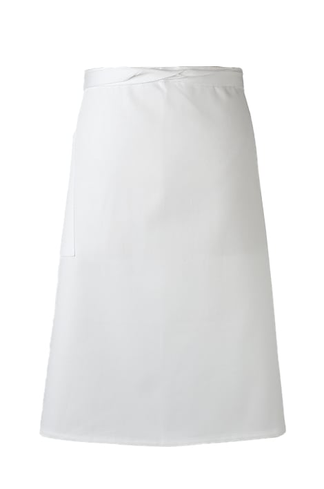 1048-10　腰下前掛　ホワイト