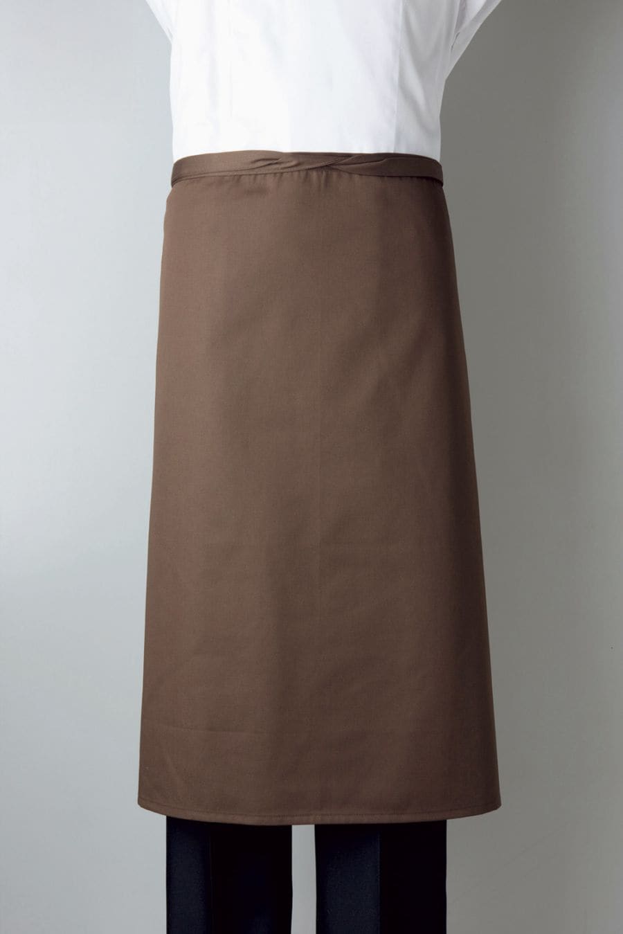 Ｔ0209　腰下エプロン　ブラウン